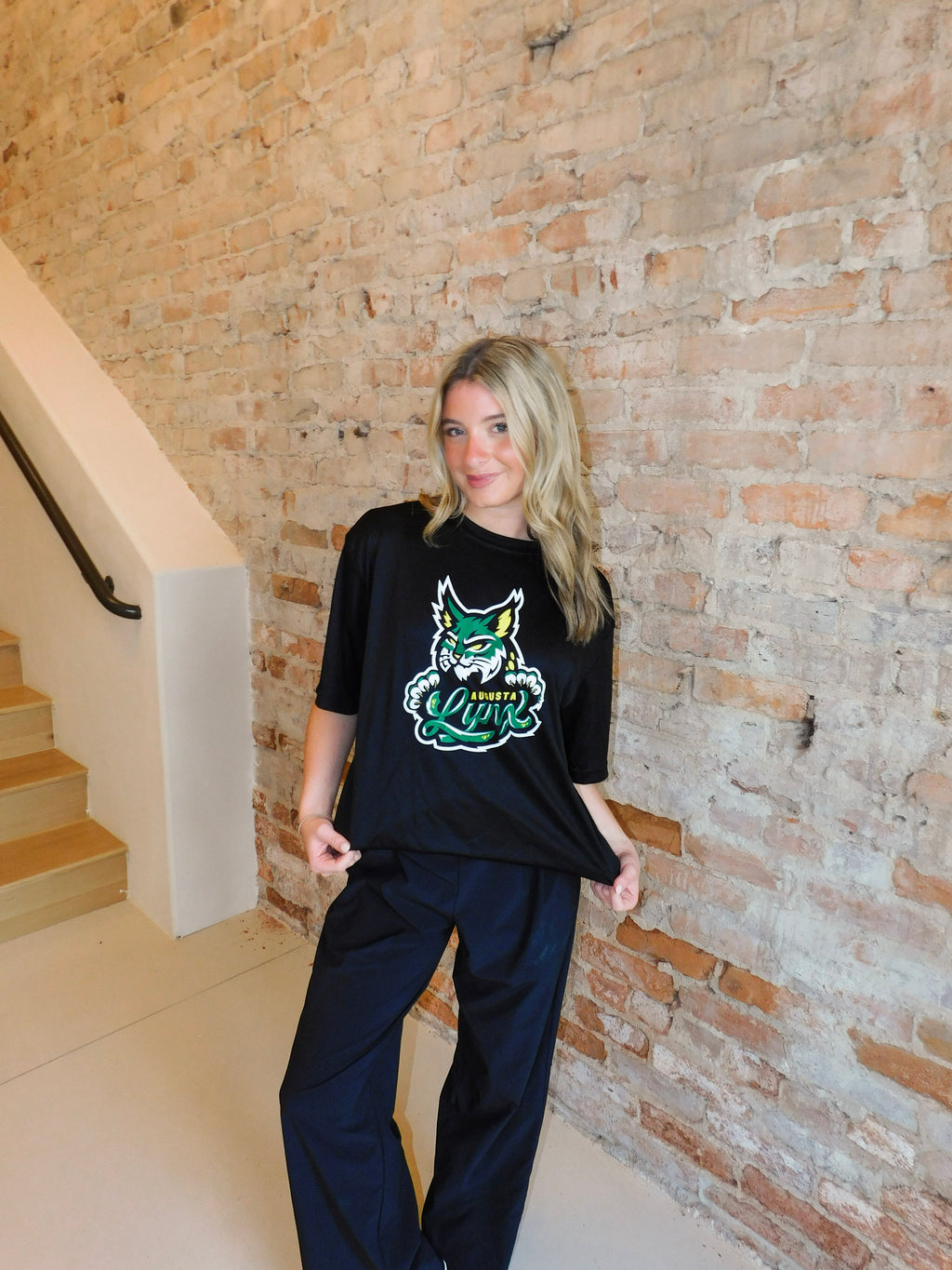 Lynx Black Performance Lockup Tee