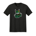 Lynx Black Tri Blend Lockup Tee