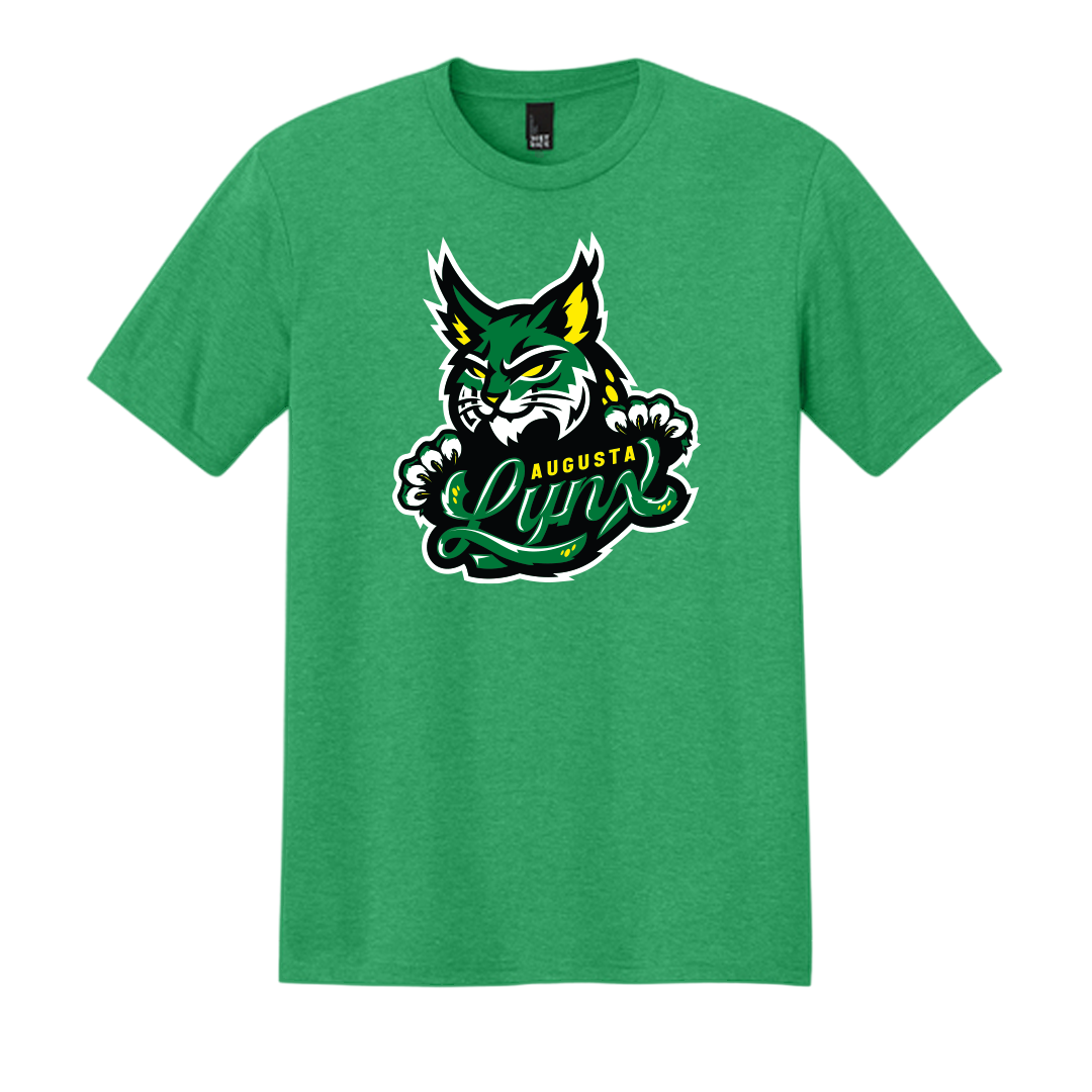 Lynx Green Lockup Tri Blend Tee