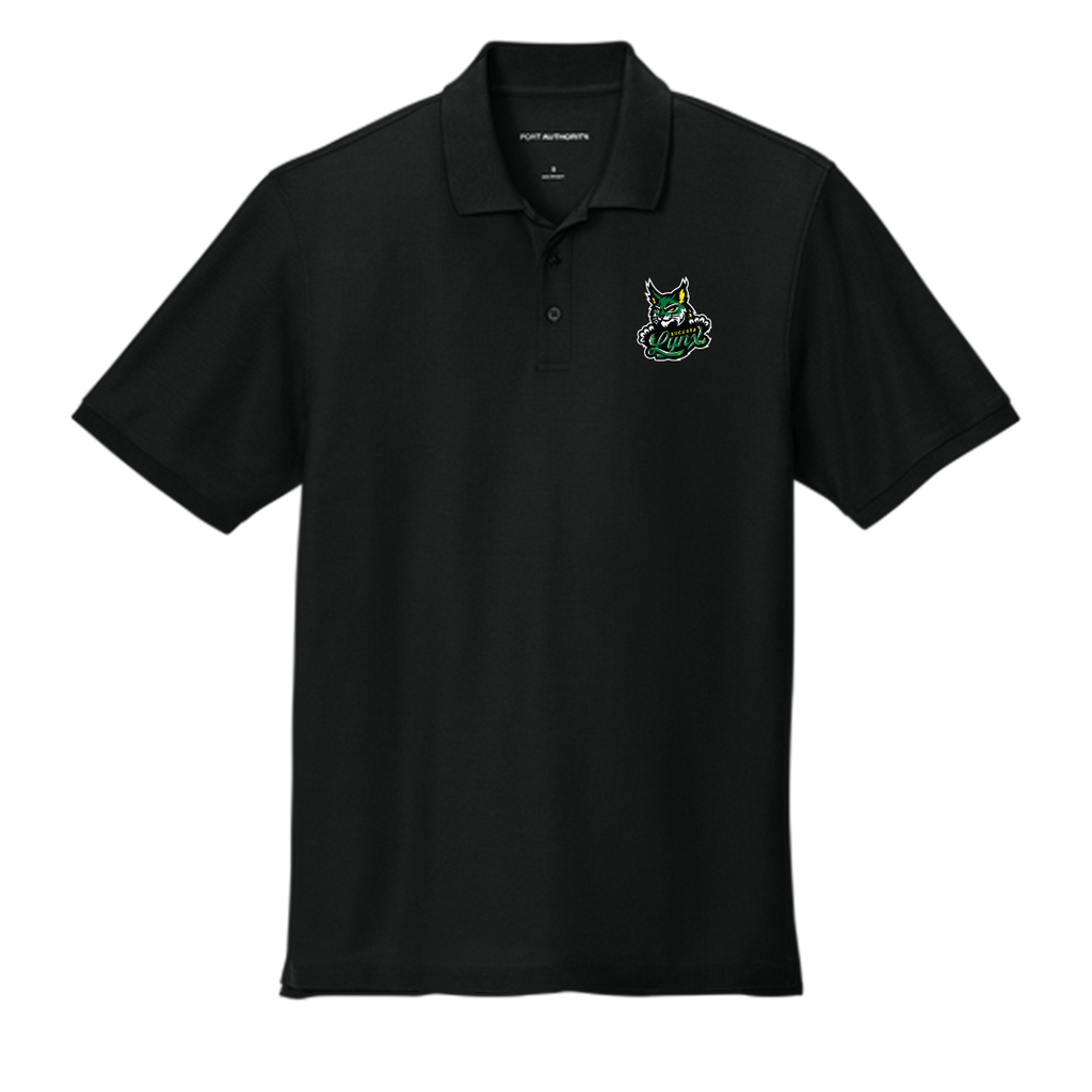 Lynx Lockup Polo Black